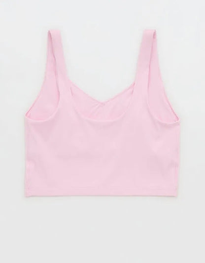 OFFLINE By Aerie Real Me Low Key Longline Sports Bra