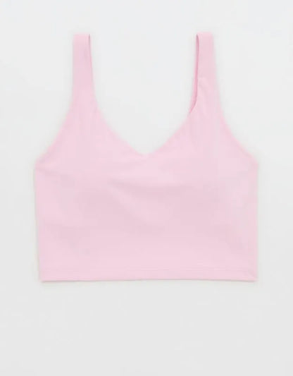 OFFLINE By Aerie Real Me Low Key Longline Sports Bra