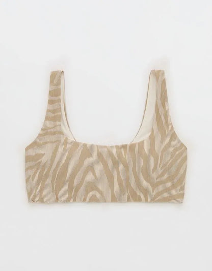 OFFLINE By Aerie Stripe Rib Classic Sports Bra