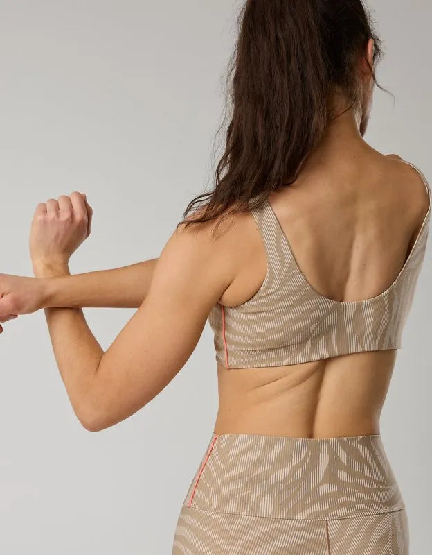 OFFLINE By Aerie Stripe Rib Classic Sports Bra