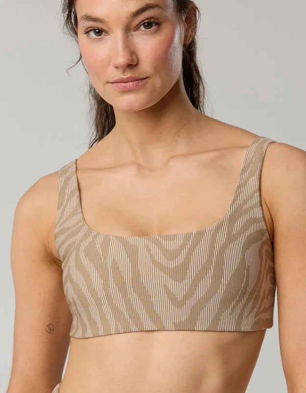 OFFLINE By Aerie Stripe Rib Classic Sports Bra