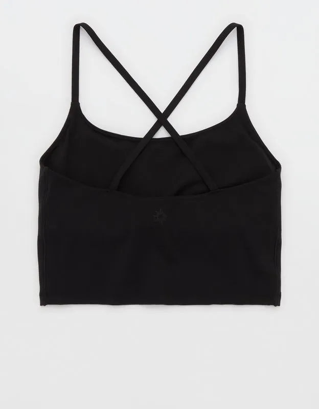 OFFLINE By Aerie Real Me XTRA Strappy Longline Sports Bra