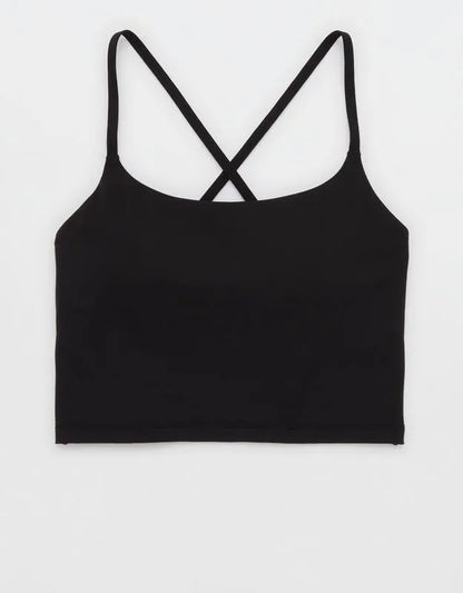 OFFLINE By Aerie Real Me XTRA Strappy Longline Sports Bra