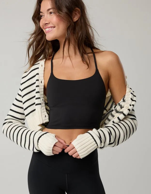OFFLINE By Aerie Real Me XTRA Strappy Longline Sports Bra