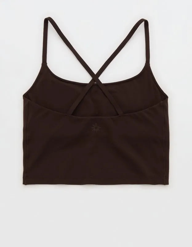 OFFLINE By Aerie Real Me XTRA Strappy Longline Sports Bra