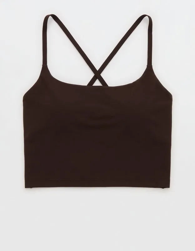 OFFLINE By Aerie Real Me XTRA Strappy Longline Sports Bra