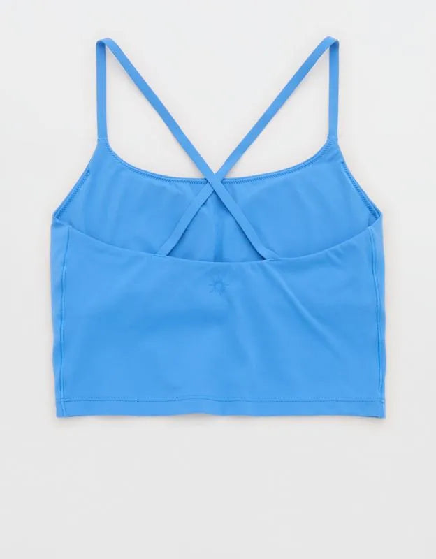 OFFLINE By Aerie Real Me XTRA Strappy Longline Sports Bra
