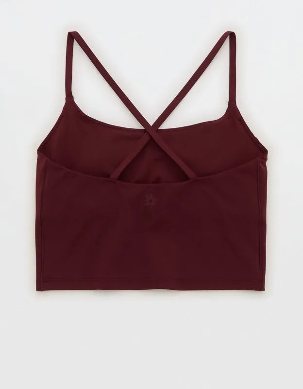 OFFLINE By Aerie Real Me XTRA Strappy Longline Sports Bra