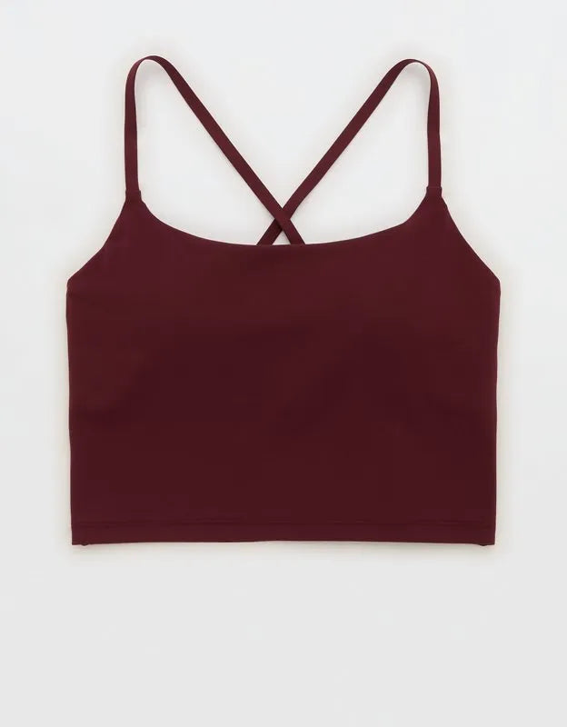 OFFLINE By Aerie Real Me XTRA Strappy Longline Sports Bra