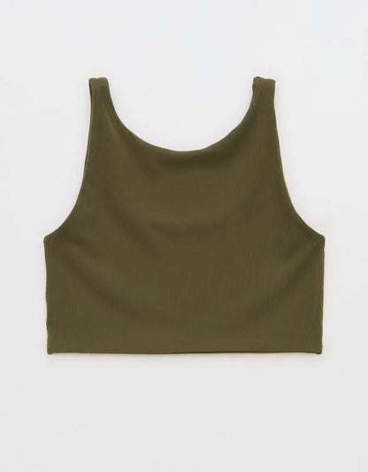 OFFLINE By Aerie Real Me XTRA Rib Switch Up High Neck Sports Bra