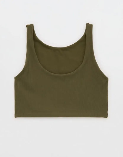 OFFLINE By Aerie Real Me XTRA Rib Switch Up High Neck Sports Bra