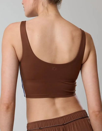 OFFLINE By Aerie Real Me Track Low Key Longline Sports Bra
