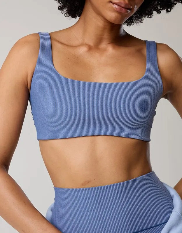 OFFLINE By Aerie Stripe Rib Classic Sports Bra