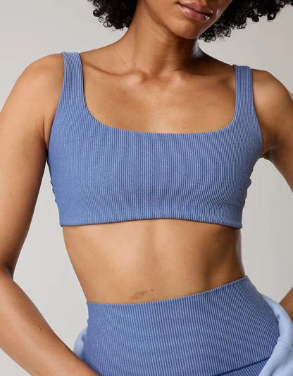 OFFLINE By Aerie Stripe Rib Classic Sports Bra