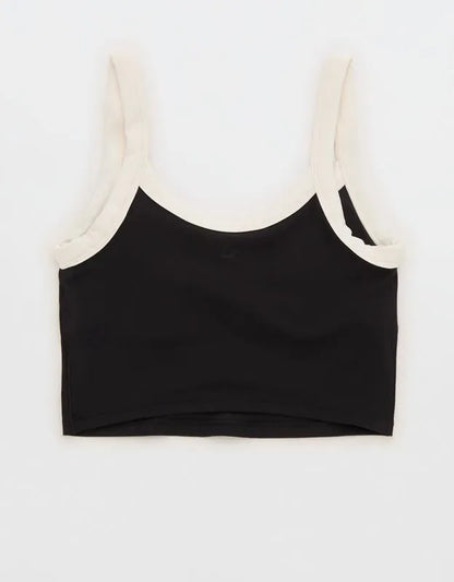 OFFLINE By Aerie Real Me Low Key Ringer Longline Sports Bra
