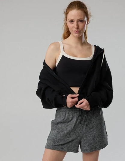 OFFLINE By Aerie Real Me Low Key Ringer Longline Sports Bra