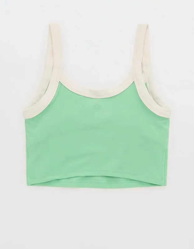 OFFLINE By Aerie Real Me Low Key Ringer Longline Sports Bra