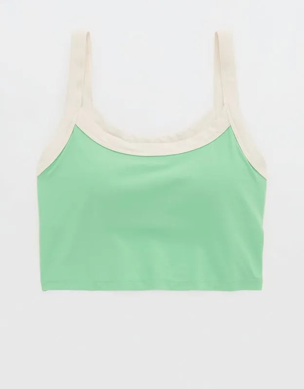 OFFLINE By Aerie Real Me Low Key Ringer Longline Sports Bra