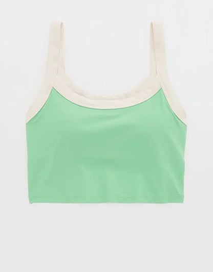 OFFLINE By Aerie Real Me Low Key Ringer Longline Sports Bra
