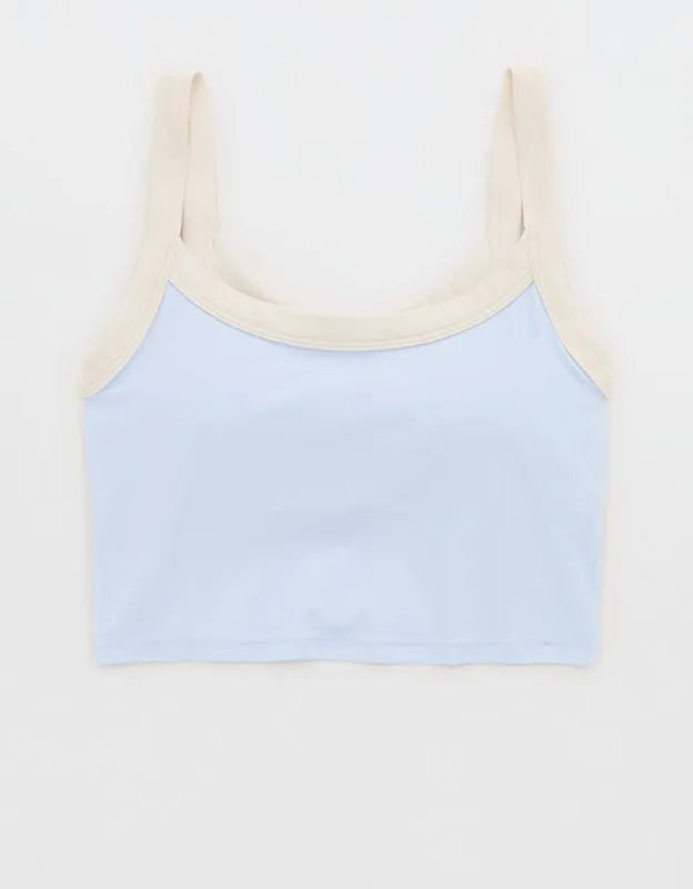 OFFLINE By Aerie Real Me Low Key Ringer Longline Sports Bra