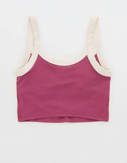 OFFLINE By Aerie Real Me Low Key Ringer Longline Sports Bra
