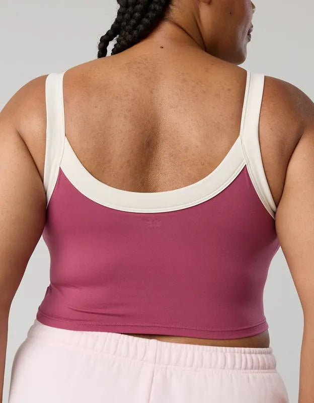OFFLINE By Aerie Real Me Low Key Ringer Longline Sports Bra