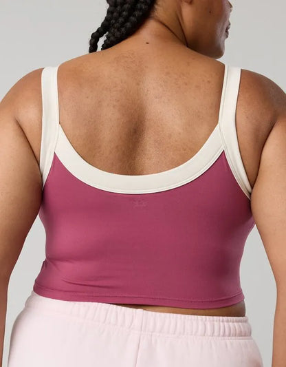 OFFLINE By Aerie Real Me Low Key Ringer Longline Sports Bra