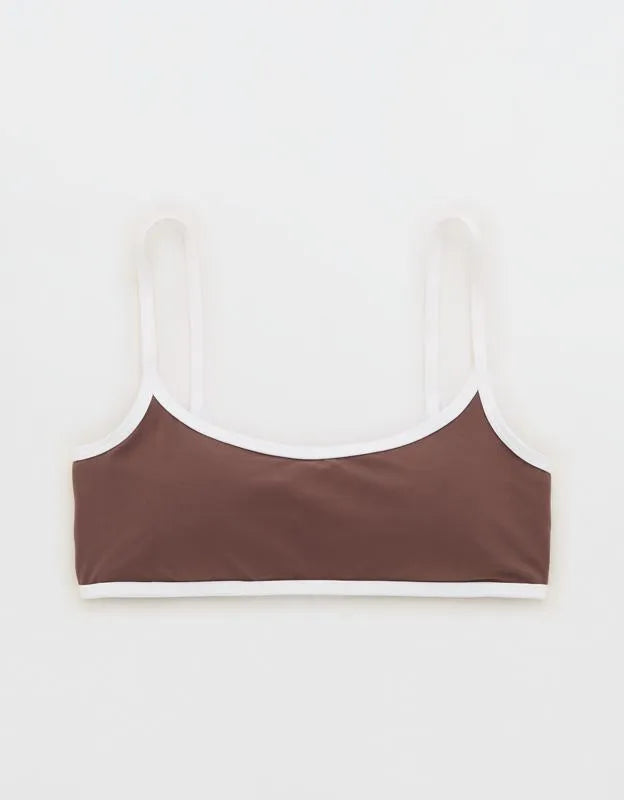 OFFLINE By Aerie Real Me Tipped Scoop Sports Bra