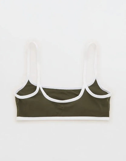 OFFLINE By Aerie Real Me Tipped Scoop Sports Bra