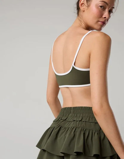 OFFLINE By Aerie Real Me Tipped Scoop Sports Bra