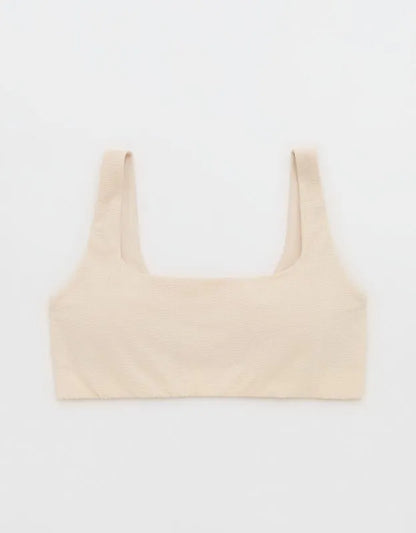 OFFLINE By Aerie Seersucker Classic Sports Bra