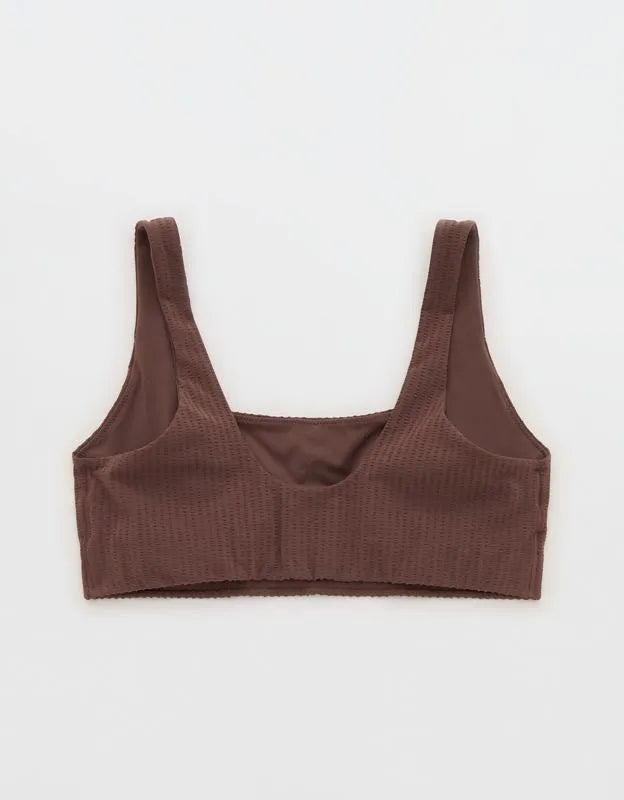 OFFLINE By Aerie Seersucker Classic Sports Bra