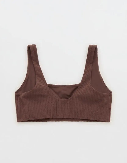 OFFLINE By Aerie Seersucker Classic Sports Bra
