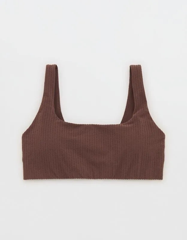 OFFLINE By Aerie Seersucker Classic Sports Bra