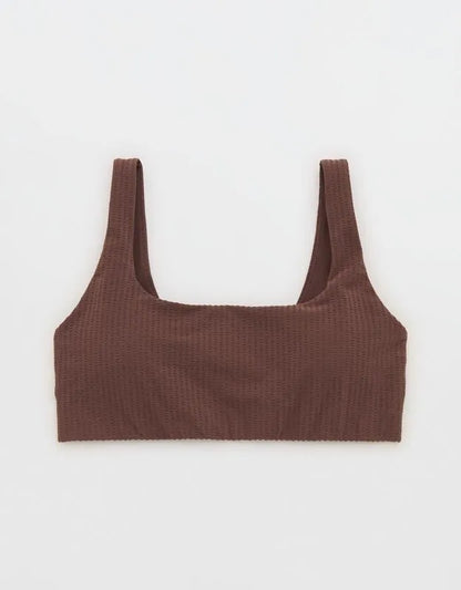 OFFLINE By Aerie Seersucker Classic Sports Bra