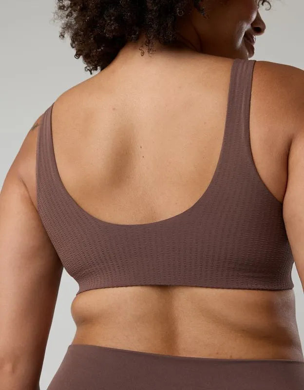 OFFLINE By Aerie Seersucker Classic Sports Bra