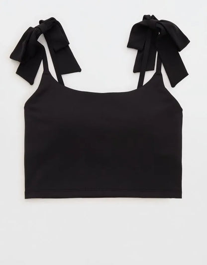 OFFLINE by Aerie Real Me Bow Longline Sports Bra