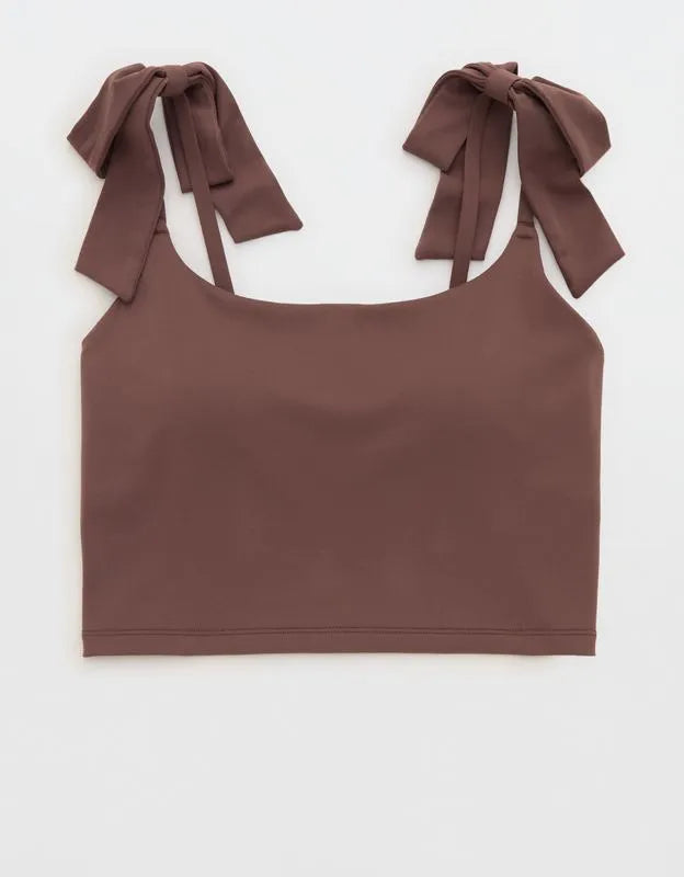 OFFLINE by Aerie Real Me Bow Longline Sports Bra