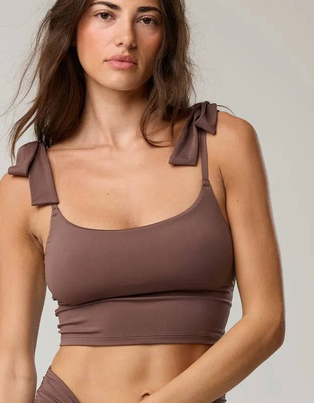 OFFLINE by Aerie Real Me Bow Longline Sports Bra