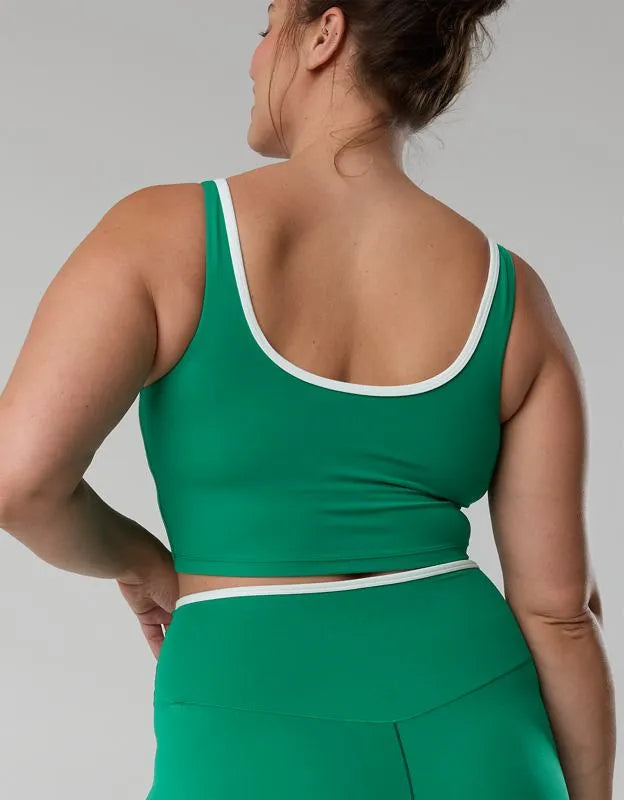 OFFLINE By Aerie Real Me Tipped Low Key Longline Sports Bra