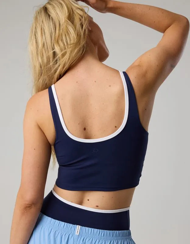 OFFLINE By Aerie Real Me Tipped Low Key Longline Sports Bra
