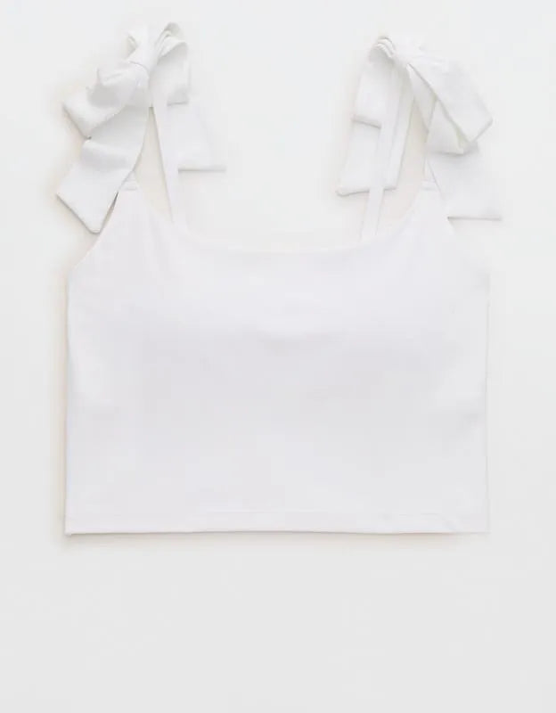 OFFLINE by Aerie Real Me Bow Longline Sports Bra