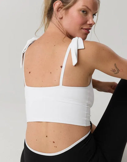 OFFLINE by Aerie Real Me Bow Longline Sports Bra