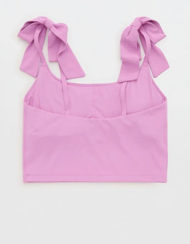 OFFLINE by Aerie Real Me Bow Longline Sports Bra