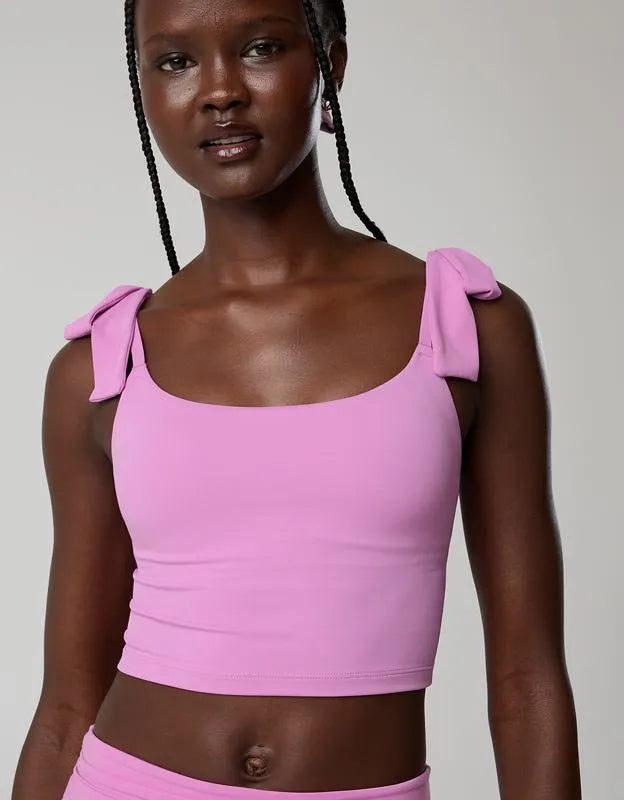 OFFLINE by Aerie Real Me Bow Longline Sports Bra