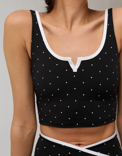 OFFLINE By Aerie Real Me Tipped Low Key Longline Sports Bra