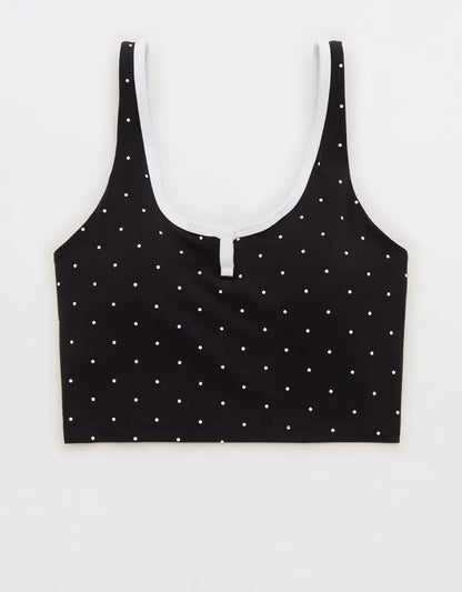 OFFLINE By Aerie Real Me Tipped Low Key Longline Sports Bra