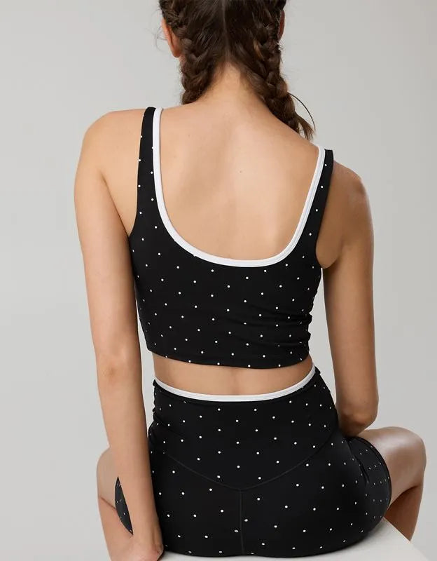OFFLINE By Aerie Real Me Tipped Low Key Longline Sports Bra