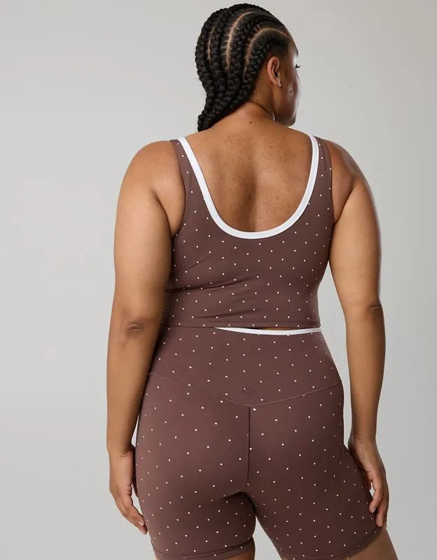 OFFLINE By Aerie Real Me Tipped Low Key Longline Sports Bra