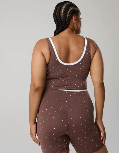 OFFLINE By Aerie Real Me Tipped Low Key Longline Sports Bra